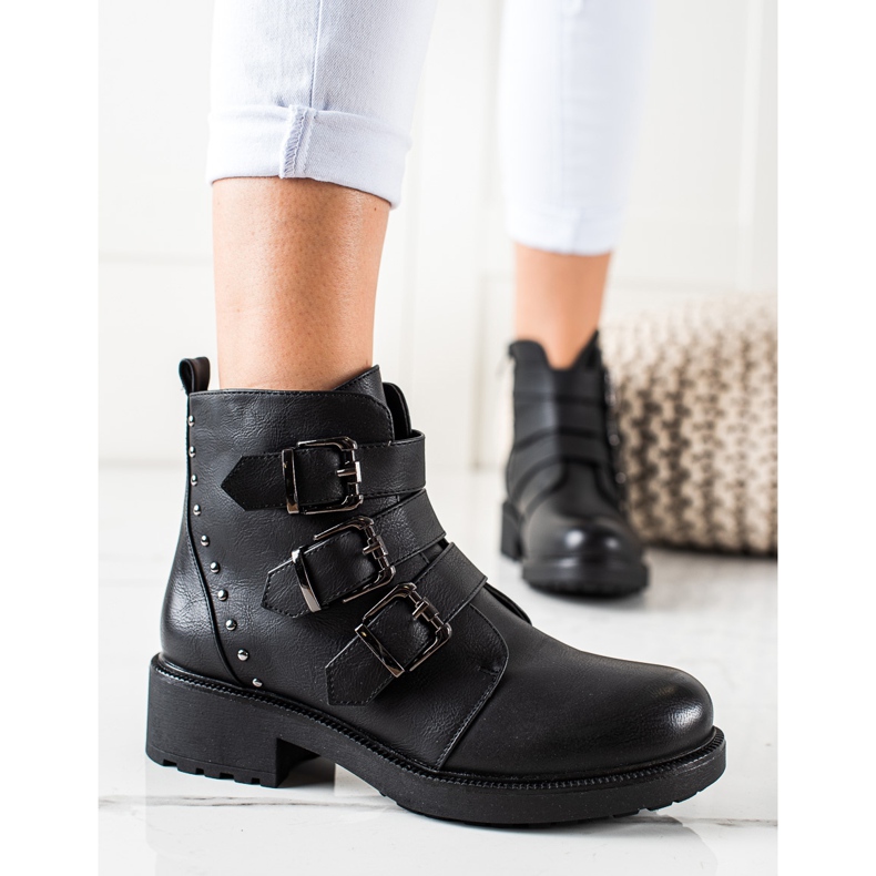 Anesia Paris Workers With Buckles black 2