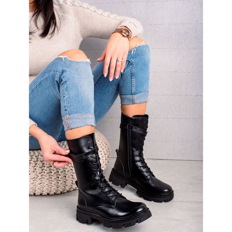 Classic Sergio Leone boots black 1