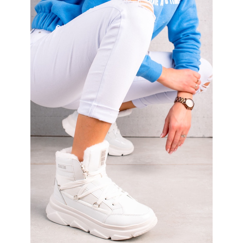 Women's snow boots Big Star II274463 white 1