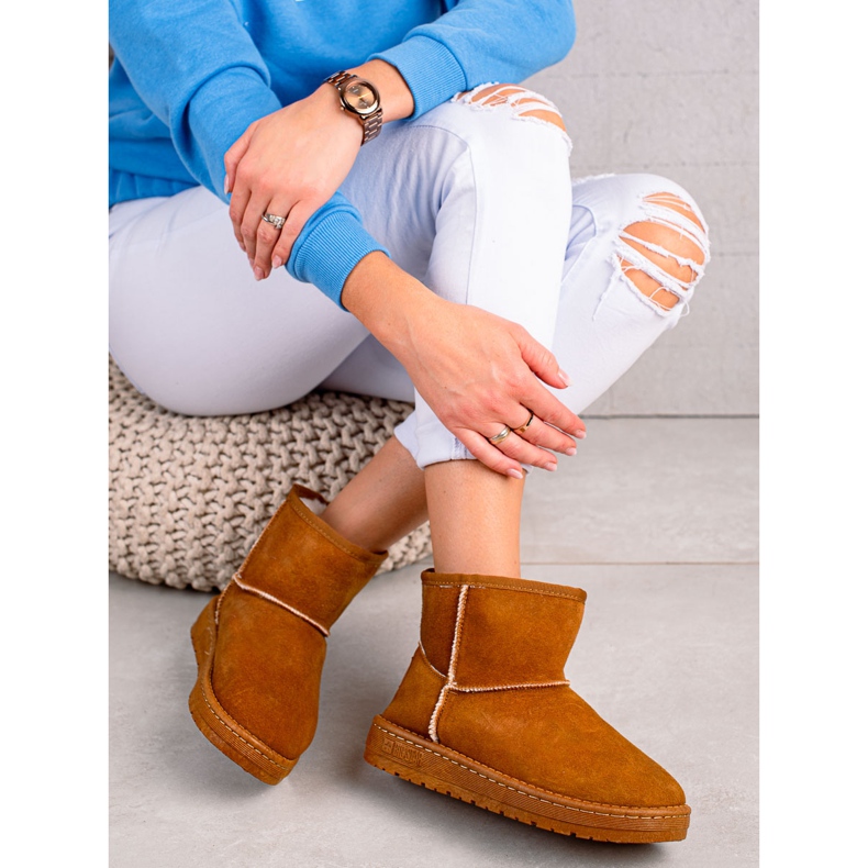 Women's snow boots Big Star II274441 brown 1