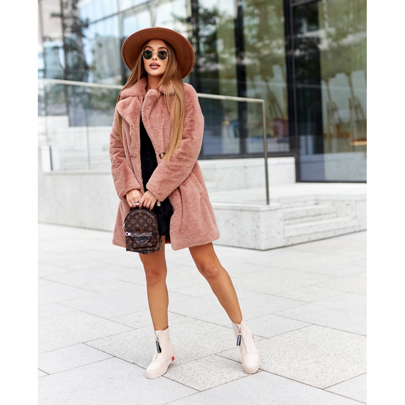 PS1 Women's Boots On The Platform Beige Charlee 1