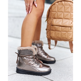 POTOCKI High Fur-insulated Snow Boots Golden Sneezy 1