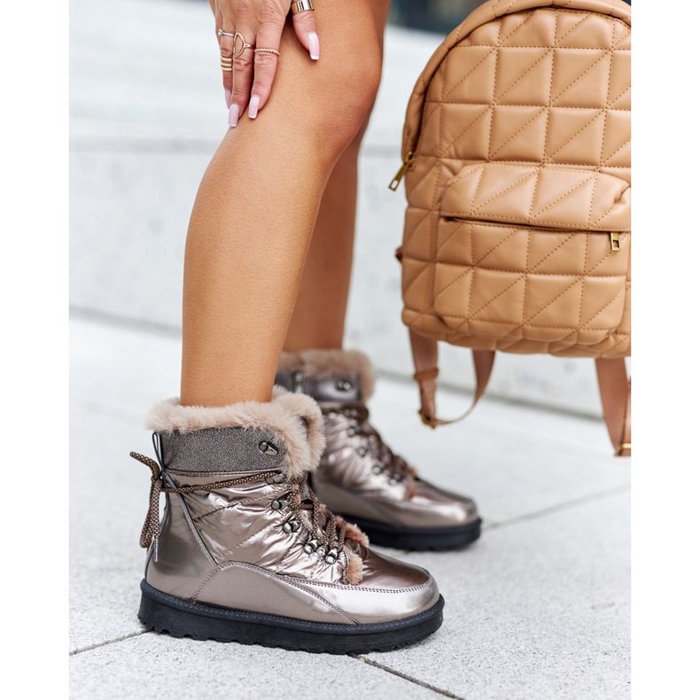 POTOCKI High Fur-insulated Snow Boots Golden Sneezy 1