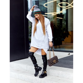 High Boots With Decorative Black Masha Element 1