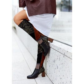 Maciejka Brown Boots With Zipper 05240-02 black 1