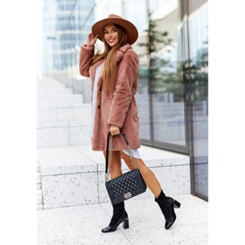 Leather boots on a post Laura Messi black 2262 1 Leather boots on a post Laura Messi black 2262 1