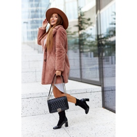 Leather boots on a post Laura Messi black 2262 2 Leather boots on a post Laura Messi black 2262 2