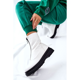 PE1 Women's Boots With Zipper White Tierra 1