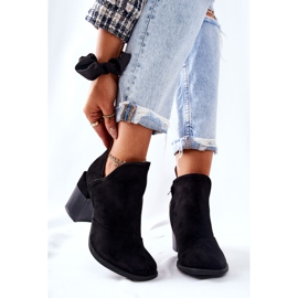 PM1 Women's Boots On Heel Cut Black Meliori 1