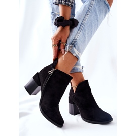 PM1 Women's Boots On Heel Cut Black Meliori 2
