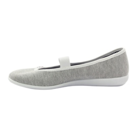 Women's ballerina sneakers Befado 493q sz white multicolored grey 3