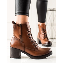 W. Potocki Casual lace-up boots from Potocki brown 1