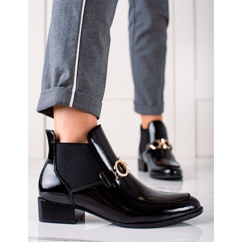 W. Potocki Potocki boots black golden 1