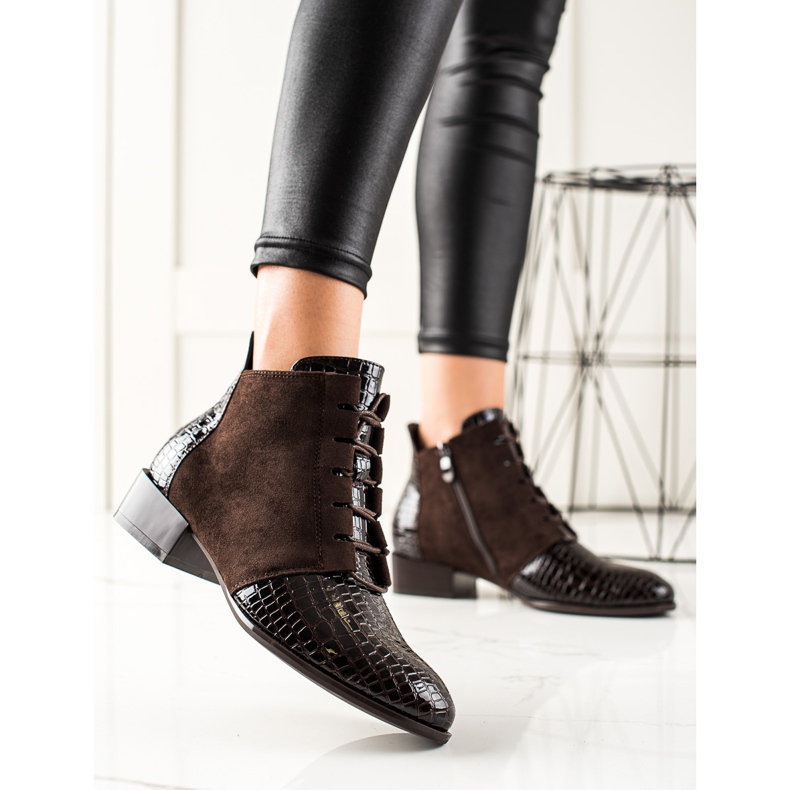 W. Potocki Elegant Potocki boots brown 1