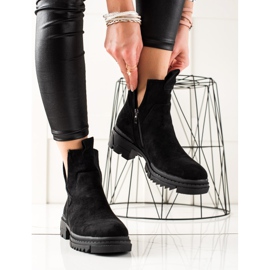 W. Potocki Cut-out suede bags black 2 W. Potocki Cut-out suede bags black 2