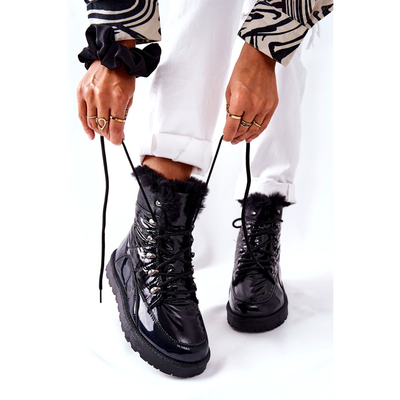 POTOCKI High Fur-insulated Snow Boots Black Sneezy 4