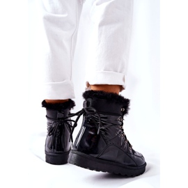 POTOCKI High Fur-insulated Snow Boots Black Sneezy 6