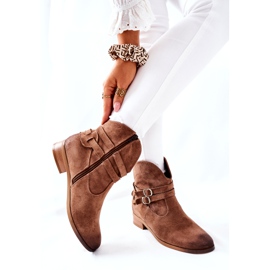 Vinceza Women's Suede Warm Boots Beige Castlerock brown 3 Vinceza Women's Suede Warm Boots Beige Castlerock brown 3