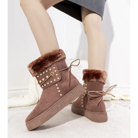 Almendra pink women's snow boots 1