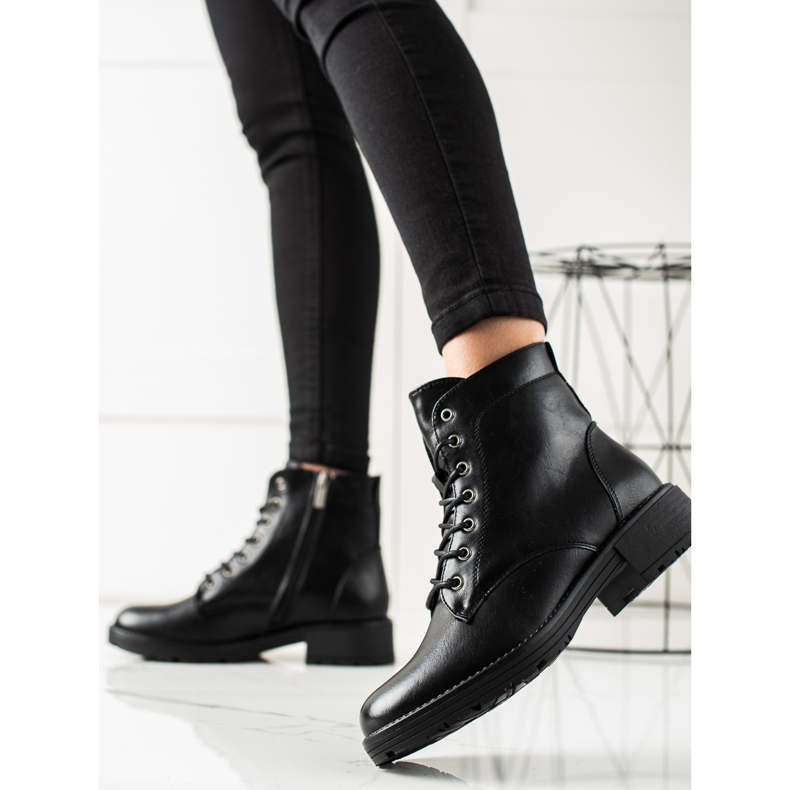 W. Potocki Black Trappers Made of Eco Potocki Leather 1