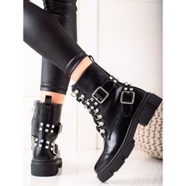 TRENDI Stylish Workers With Rhinestones black 1