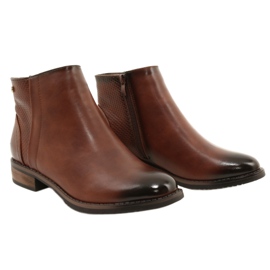 M.Daszyński Brown Booties Chelsea boots SA62-2 4
