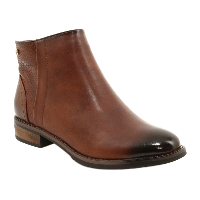 M.Daszyński Brown Booties Chelsea boots SA62-2 1