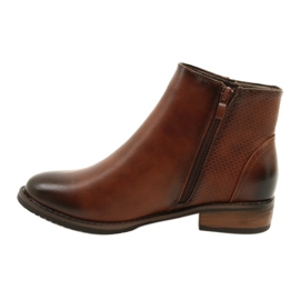 M.Daszyński Brown Booties Chelsea boots SA62-2 2