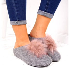 Panto Fino slippers W INT1626B gray grey 2