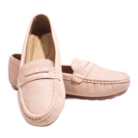 Pink moccasins with a buckle FM2958-3 4