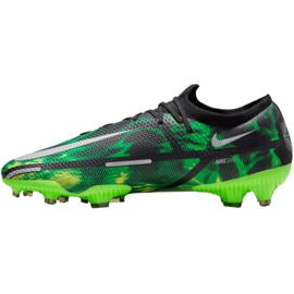 Nike Phantom GT2 Pro Fg Sw M DM0734 003 soccer shoes multicolored green 2