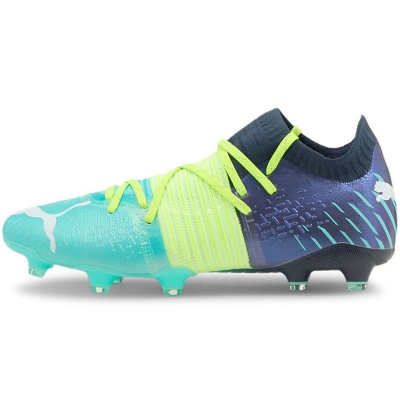Football boots Puma Futura Z 1.2 Fg Ag M 106476 03 navy blue, multicolored green 2 Football boots Puma Futura Z 1.2 Fg Ag M 106476 03 navy blue, multicolored green 2