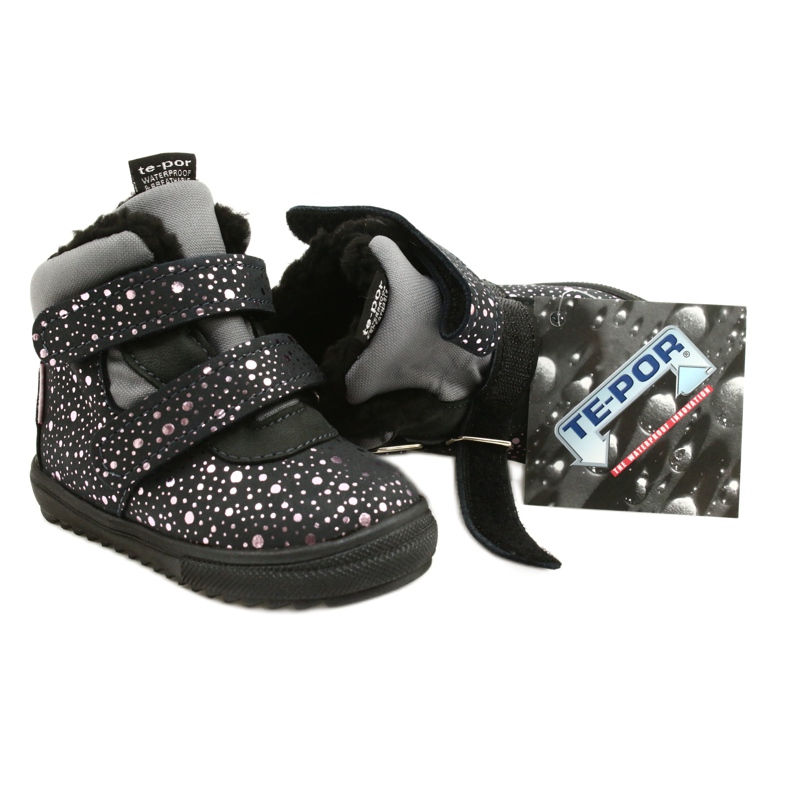 Waterproof Boots Pink Rosa TE-POR Mazurek 1360 grey 6 Waterproof Boots Pink Rosa TE-POR Mazurek 1360 grey 6