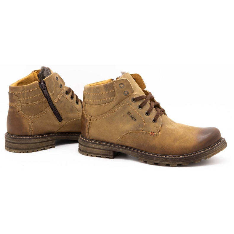 ABIS Warm men's shoes 197 brown 3