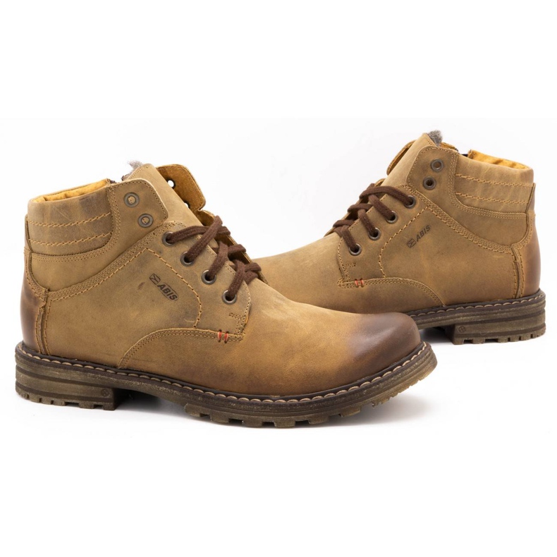 ABIS Warm men's shoes 197 brown 4