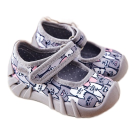 BEFADO S.A. Slippers of Inblu Ballerina Cats 109P241 Gray 1