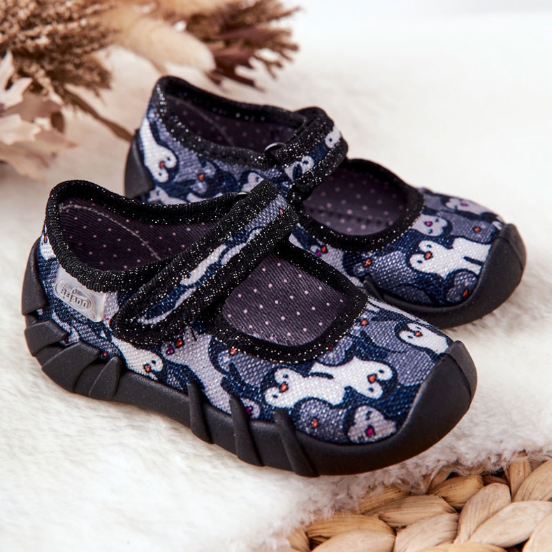 BEFADO S.A. Slippers Inblu Penguins 109P239 Black 2