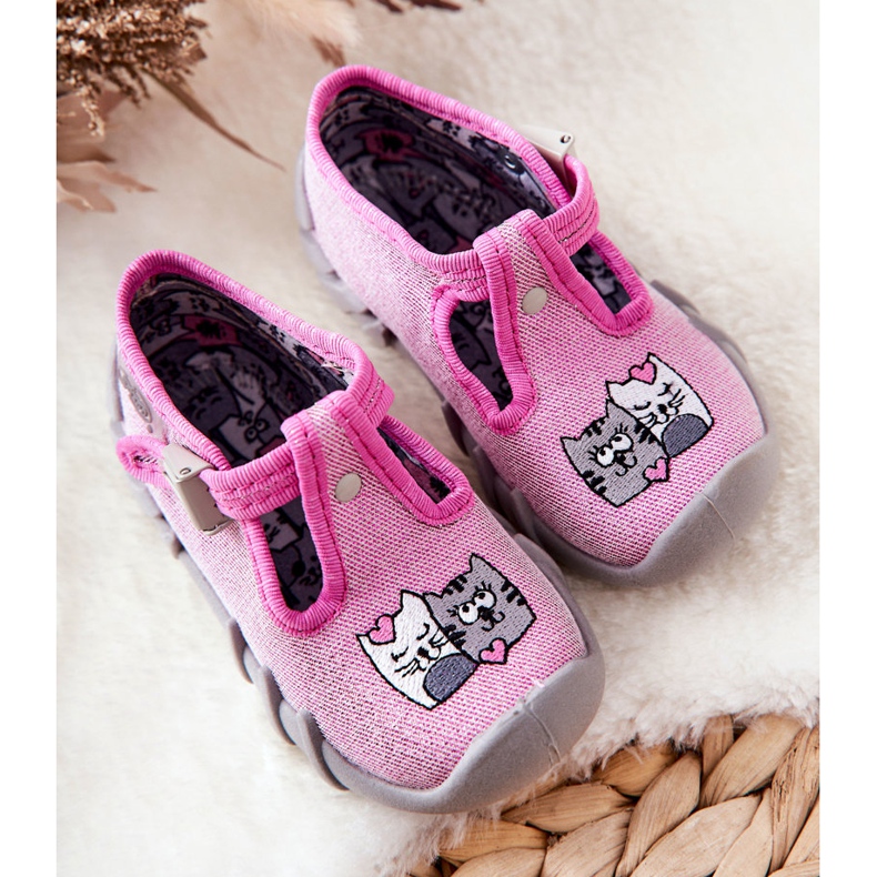 BEFADO S.A. Slippers Inblu Kittens 110P436 Pink 2