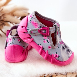 BEFADO S.A. Slippers Inblu Bunny 110P425 Gray-Pink 2