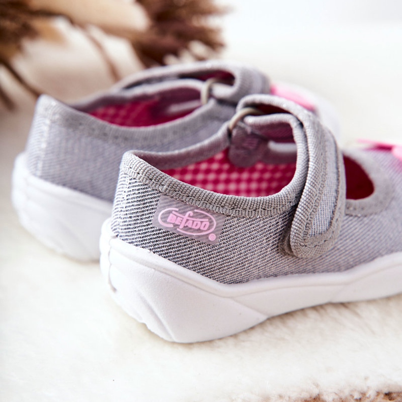 BEFADO S.A. Slippers Ballerina Inblu Rabbit 209P033 Gray 1