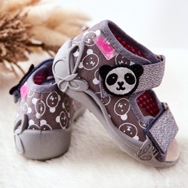 BEFADO S.A. Inblu Sandals With Velcro 342P031 Gray 2