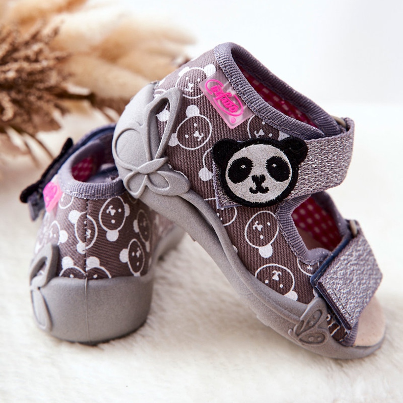 BEFADO S.A. Inblu Sandals With Velcro 342P031 Gray 2