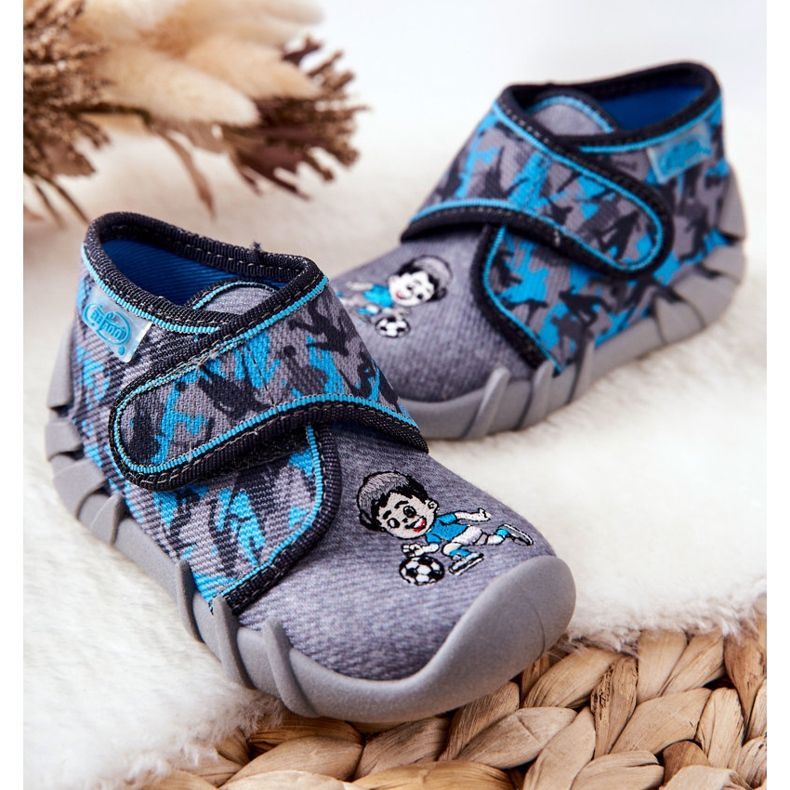 BEFADO S.A. Slippers Inblu 523P014 Gray-Blue 2