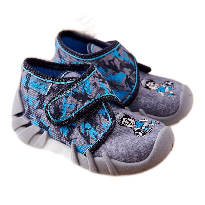 BEFADO S.A. Slippers Inblu 523P014 Gray-Blue 1