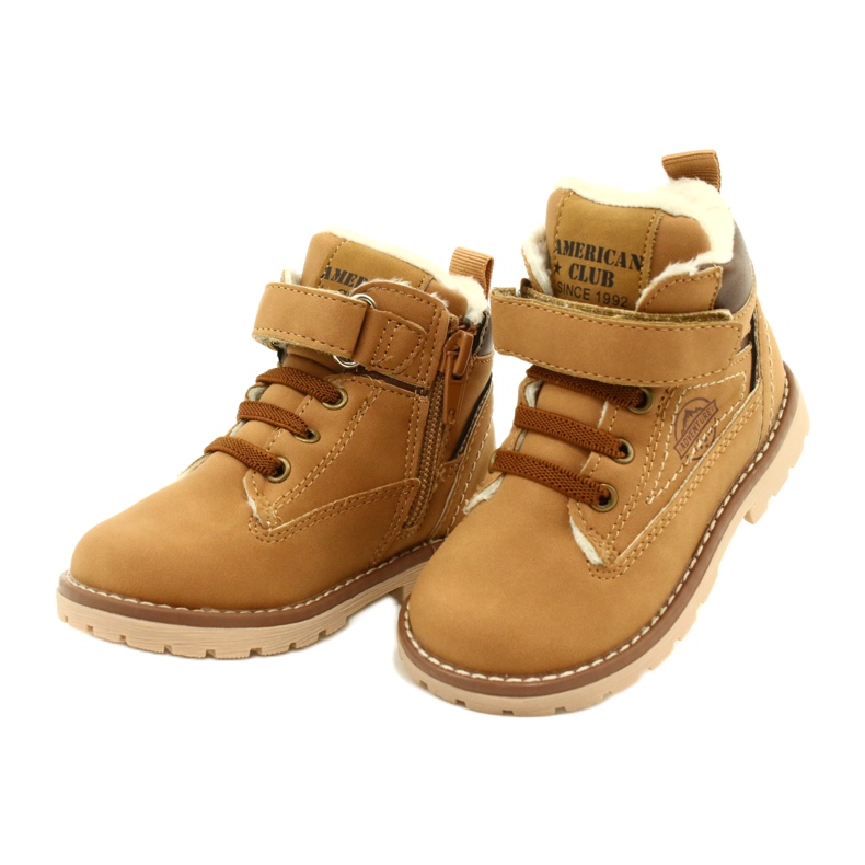 Velcro Workers American Club GC28 / 21 Camel beige yellow 3 Velcro Workers American Club GC28 / 21 Camel beige yellow 3