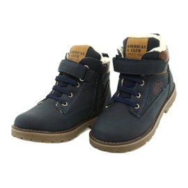 Workers insulated with fur American Club GC29 / 21 Navy brown navy blue 3
