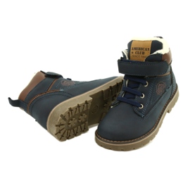 Workers insulated with fur American Club GC29 / 21 Navy brown navy blue 4 Workers insulated with fur American Club GC29 / 21 Navy brown navy blue 4