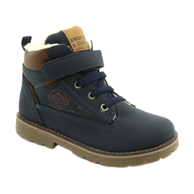 Workers insulated with fur American Club GC29 / 21 Navy brown navy blue 1