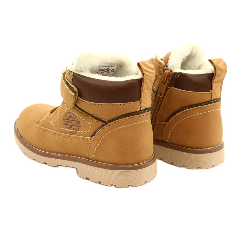 Workers Insulated with Fur American Club GC29 / 21 Camel beige brown yellow 4