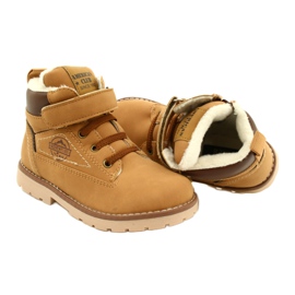 Workers Insulated with Fur American Club GC29 / 21 Camel beige brown yellow 5